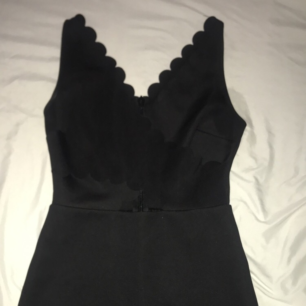 Mini black top shop dress